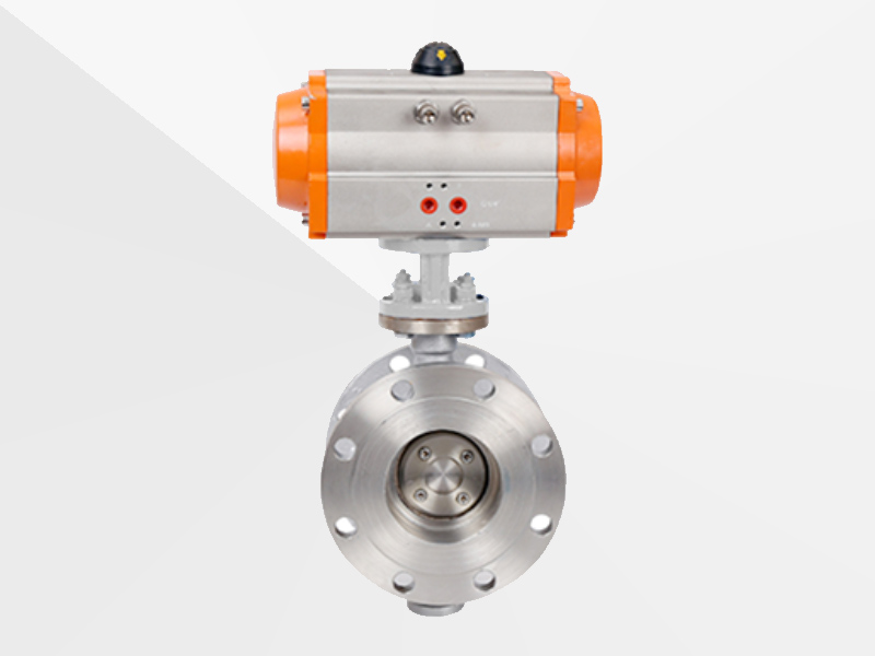 D643H 氣動(dòng)法蘭式金屬硬密封蝶閥